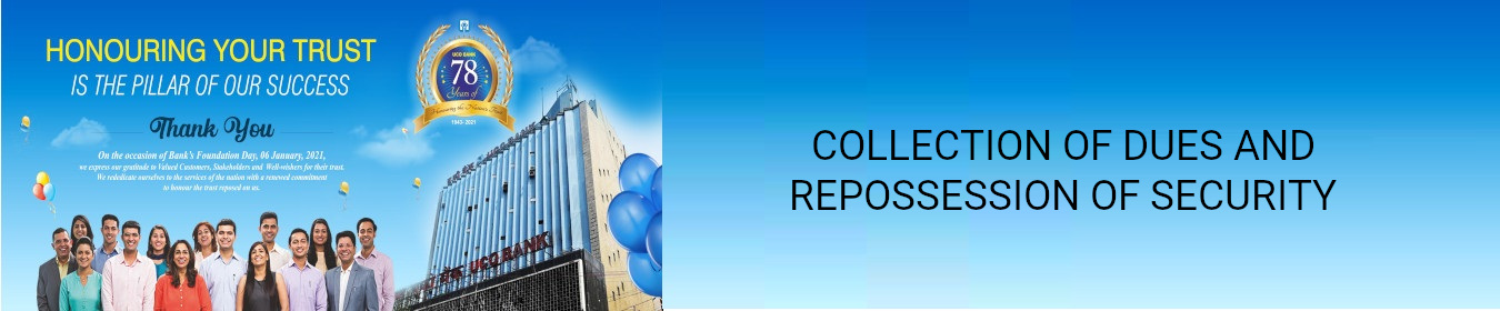 Collection of Dues and Repossession of Security