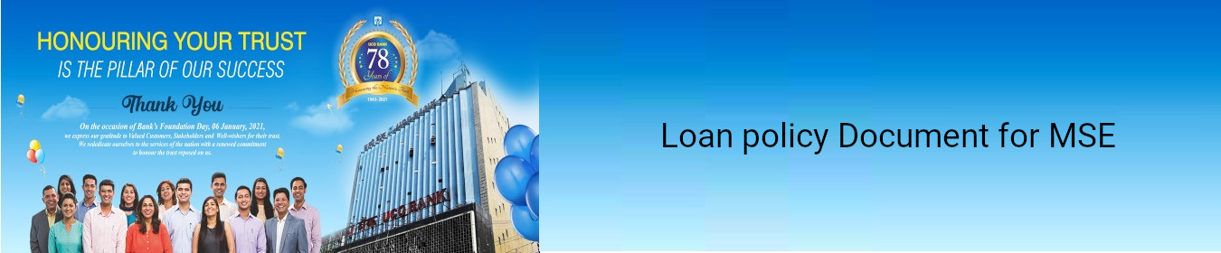 Loan policy Document for MSE