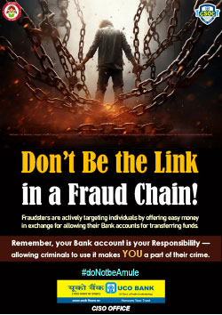 urging account holders to avoid being used for transferring illicit funds.